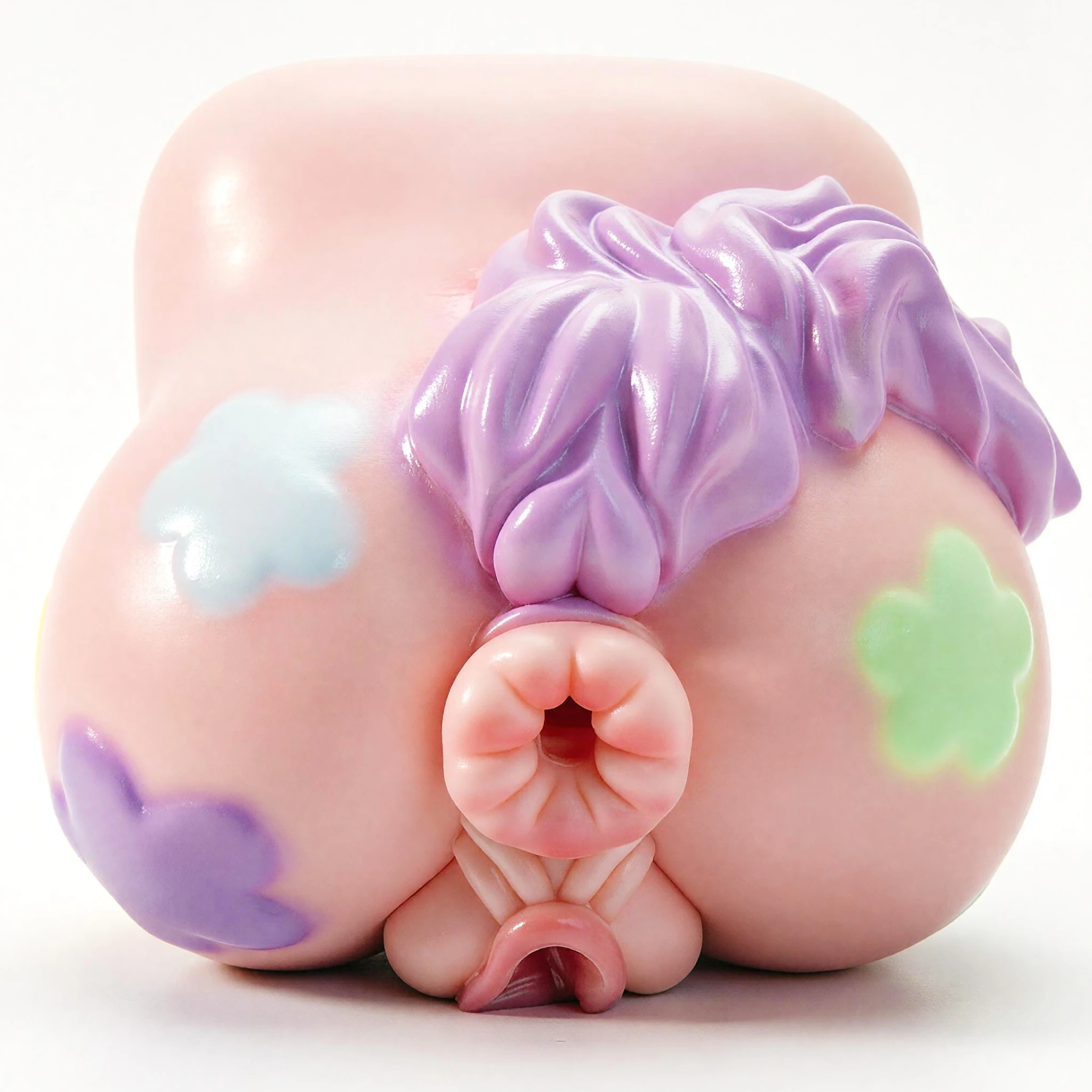 SHAZ Macaron Color Pony Horse Silicone Male Masturbator, 3D Realistic Vagina Two Channel Design, Penis Pleasure Sex toys for Men