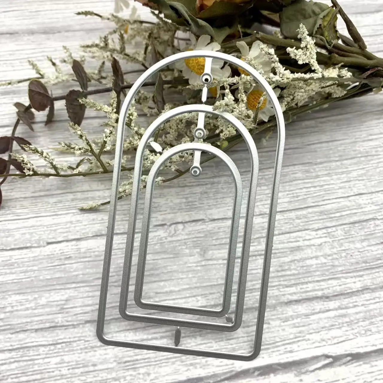 Three Layer Vintage Arch Multi Size Frame Metal Cutting Dies DIY European Border Scrapbooking Card Embossing Craft Dies