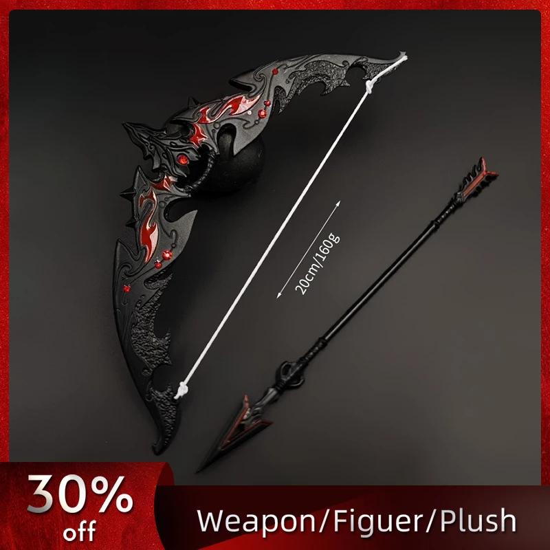 20cm/7.87in Game Legends of The Three Kingdoms Qilin Bow Tianhua Halberd Peripherals Props Display Cosplay Ornaments Toys Crafts