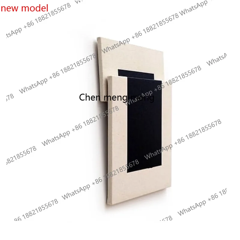 A74Wabi Silent Wind Vertical Three-dimensional Craft Entry Door Entrance Living Room Decorative Painting