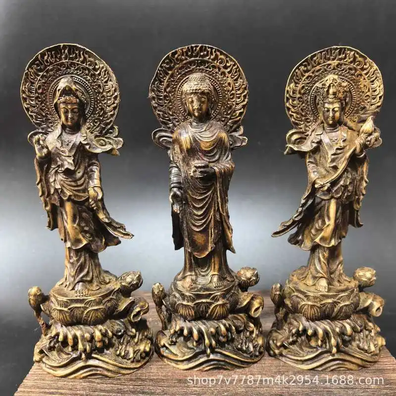 Brass Craft Western Three Saints Home Living Room Decorative Ornament