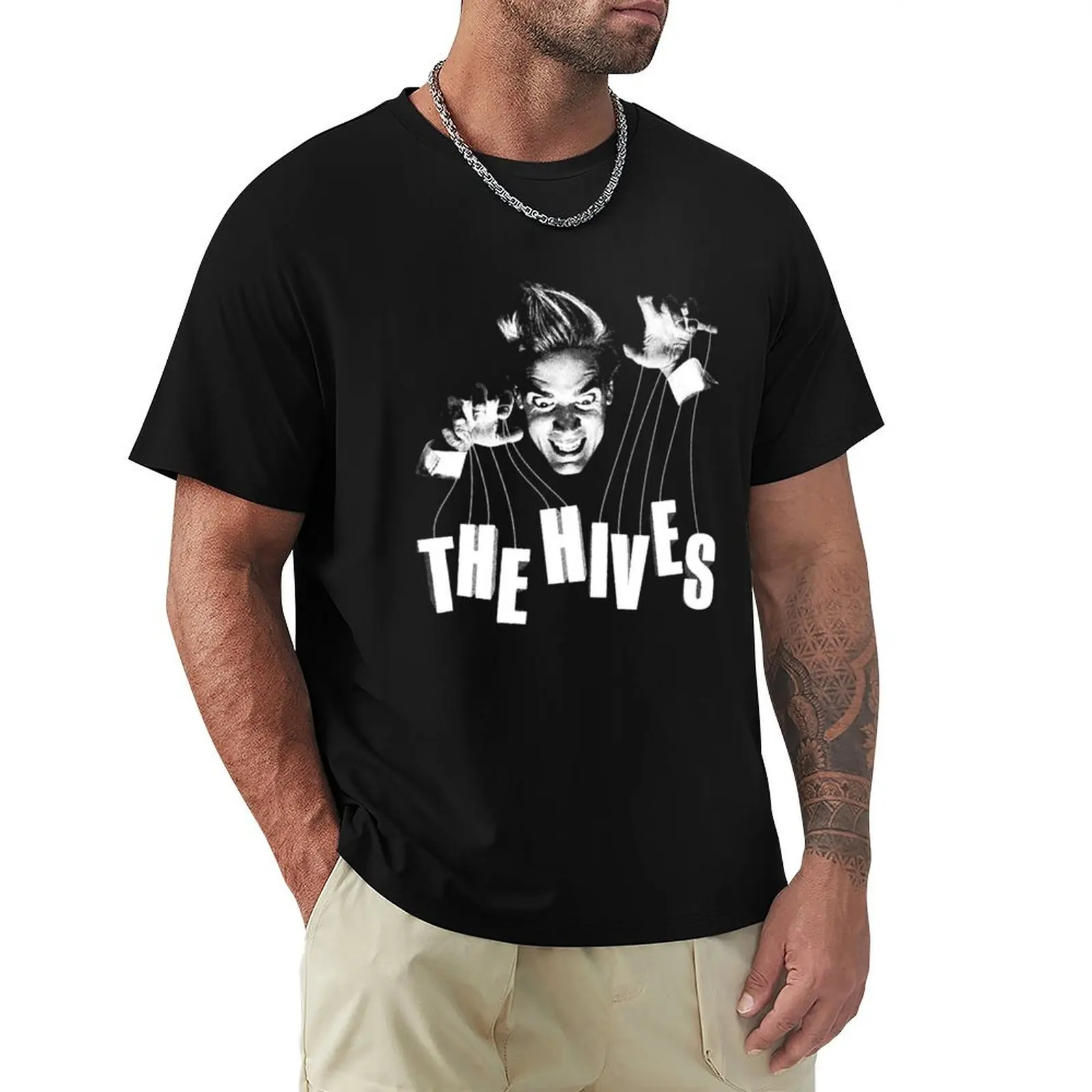 Vintage Photograp The Hives Tour 2020 2021 Graphic For Fan T-Shirt Daily Casual Short Sleeve Tee Shirt