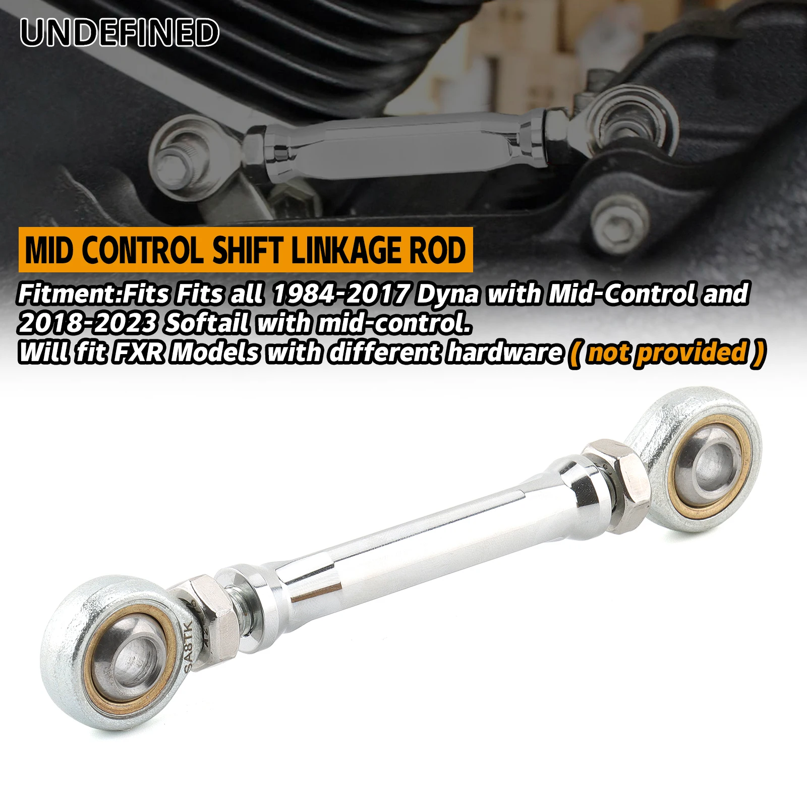 Motorcycle Mid-Control Adjustable Shift Linkage Rod For Harley Dyna Fat Bob FXDF Low Rider S FXDLS Wide Glide FXDWG2 Street Bob