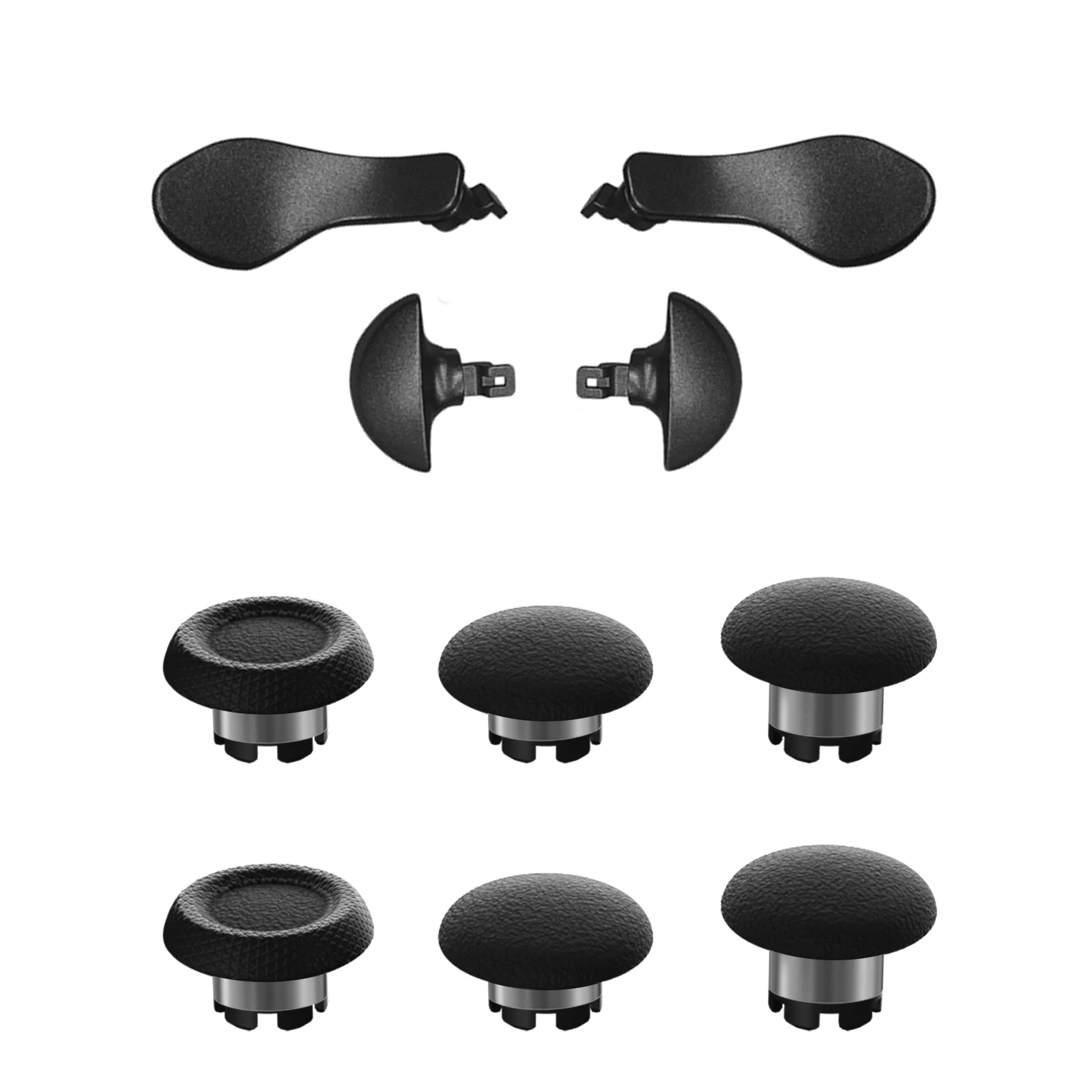 10 in 1 Analog Joystick with Plastic Finger Stick and 4 Metal Rear Handle Trigger Buttons, Suitable for PS5 Edge Controller
