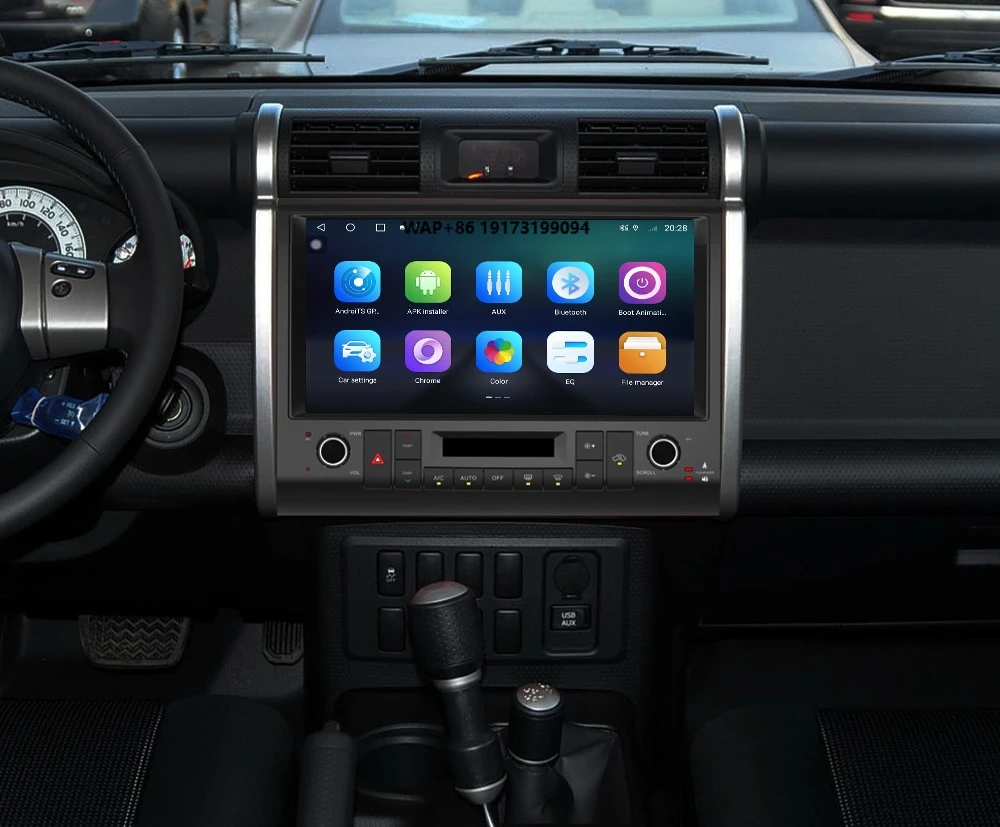 13.3 Inch Carplay for FJ Cruiser 2007-2020 Multimedia Player Android 11 Auto Wireless Car Radio Navi Head Unit