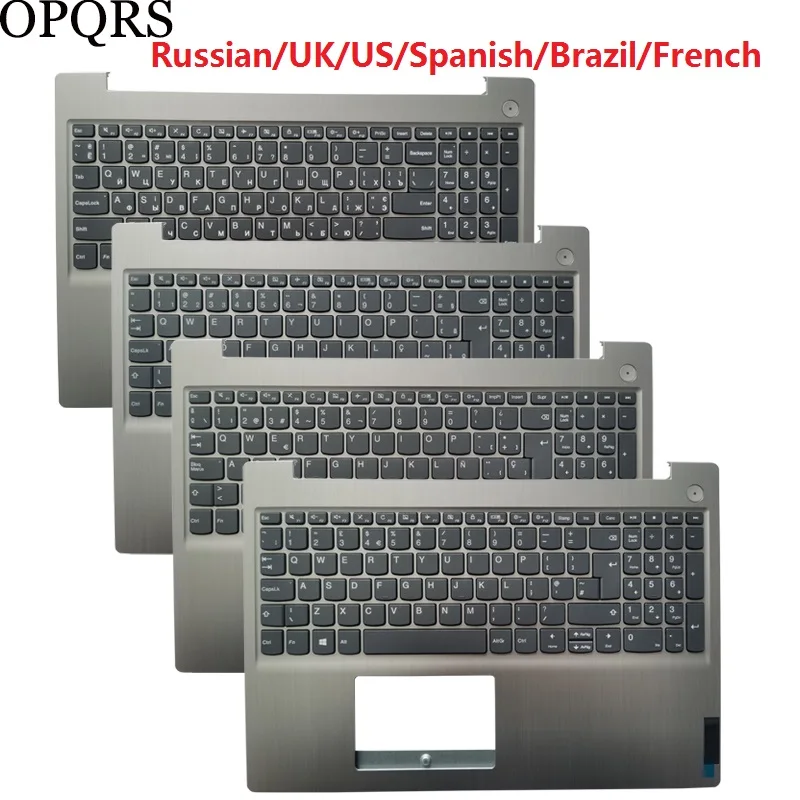 Russian/US/UK/Spanish/Brazil/French laptop keyboard for IdeaPad 3 15ADA05 15ARE05 15IML05 15IIL05 15IGL05 palmrest upper