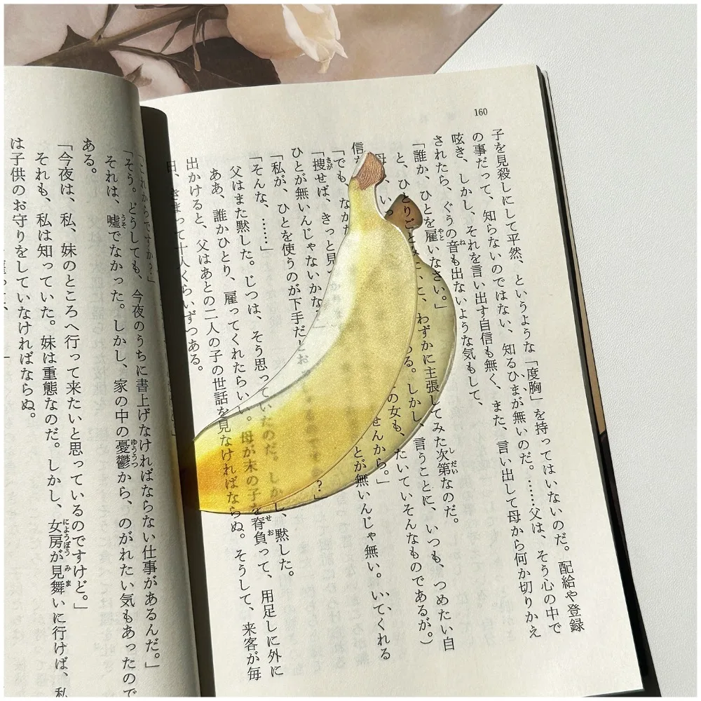 new Delicate Apple Bookmark Transparent Premium Feeling Grape Tomato Bookmarks Unique Reading Mark Reading Accessory