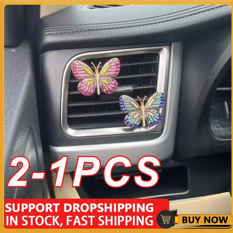 Car Air Conditioner Clip Aromatherapy Car Air Fresheners Portable Butterfly Interior Decoration For RVs Truck