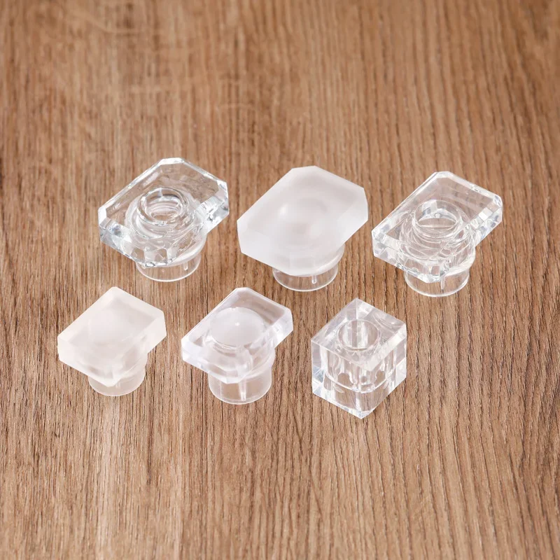13mm15mm Perfume Bottle Cap bayonet perfume bottle cover transparent frosted cap acrylic glass cap triangle bow lids