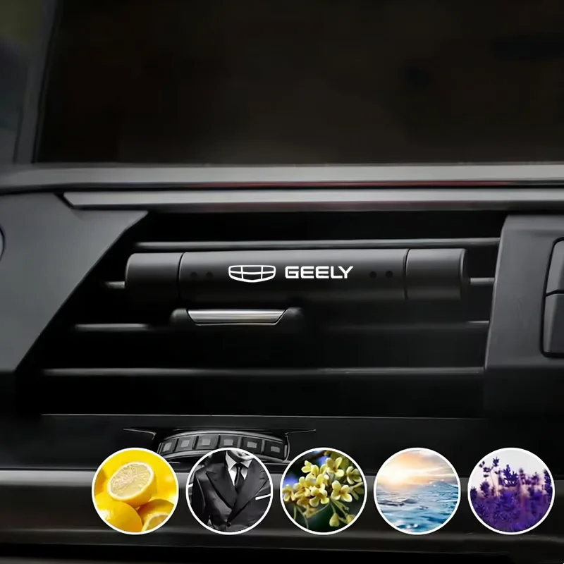 Air Outlet Aromatherapy Clip Car Outlet Perfume Solid Perfume For geely coolray atlas Emgrand X7 EC7 Boyue CK2 GC6 Parts LC