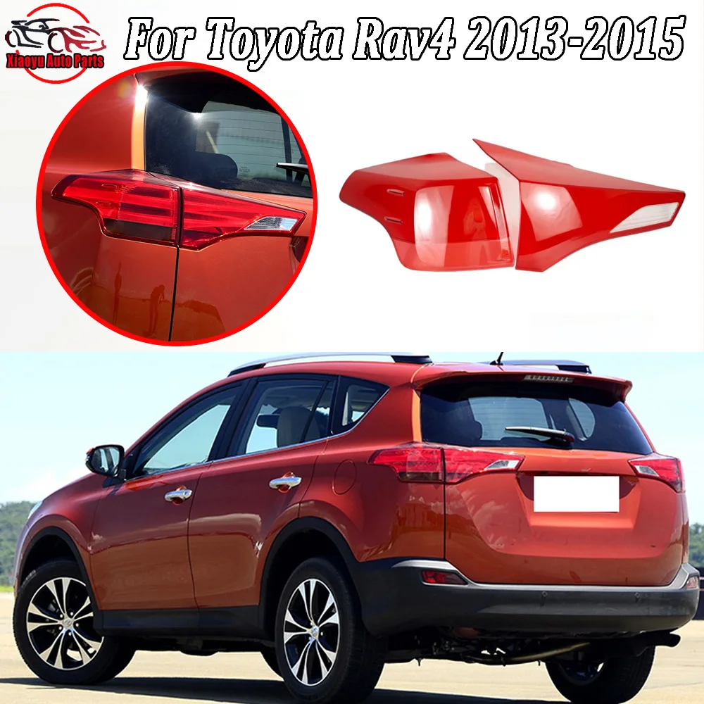 For Toyota 2013 2014---2015 Rav4 Car Rear Taillight Shell Brake Lights Shell Replace Auto Rear Shell Cover Mask Lampshade