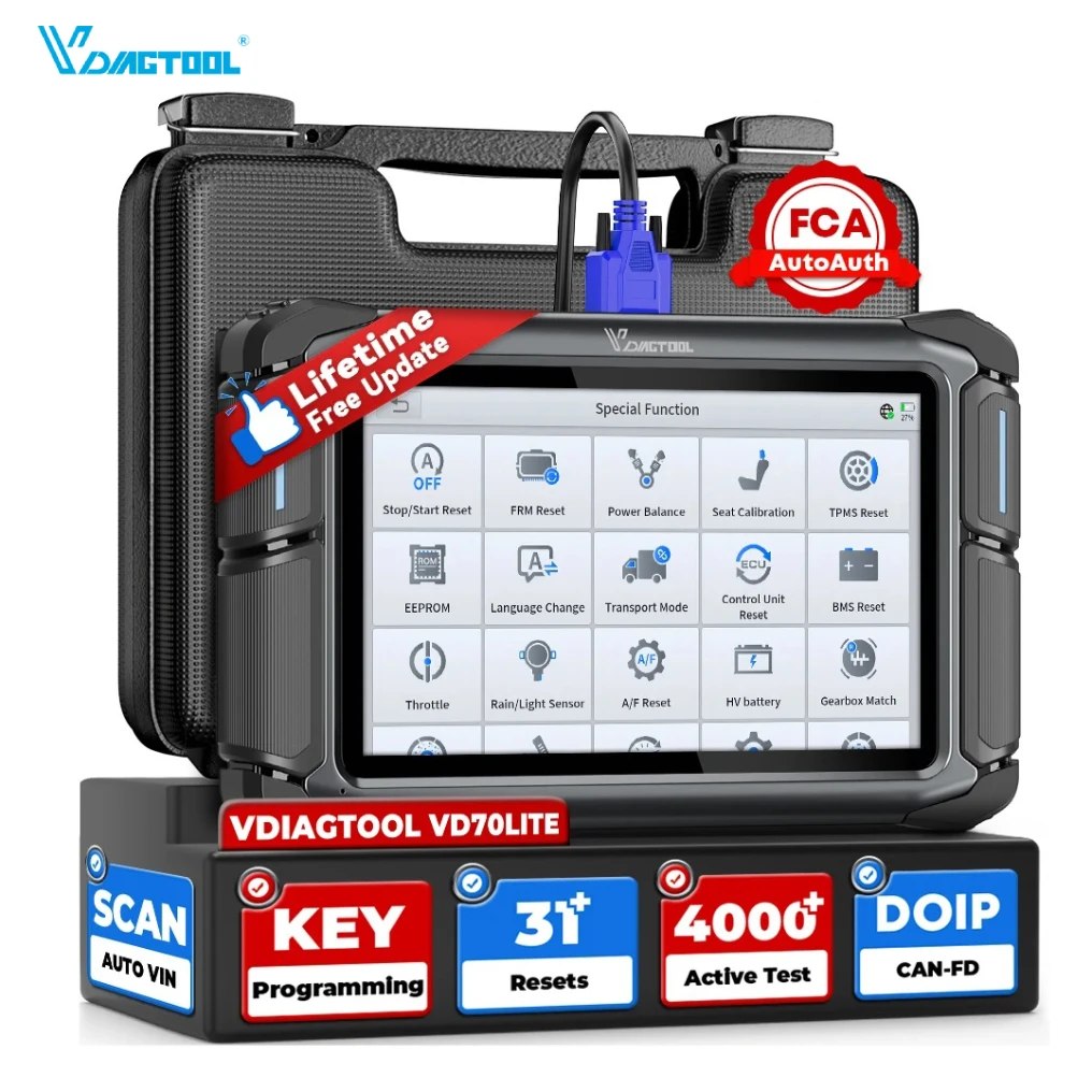 EU Stock VDAIGTOOL VD70 Lite Universal Automotive Scan Tool Key Programmer Vehicle Diagnostic Machine for All Cars Free Update