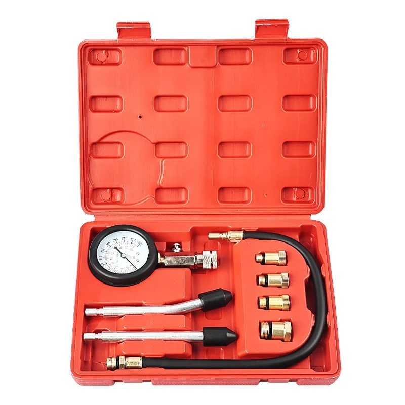 Car Cylinder Pressure Detection Tool Kit Portable Engine Diagnostic Cylinder Gauge for Automotive Repair Auto Repair Mechanic