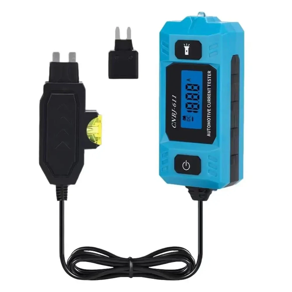 CNBJ-611 Automotive Fuse Current Tester – Built-in Battery, LCD Display, Car Leakage Analyzer & Fault Diagnostic Tool
