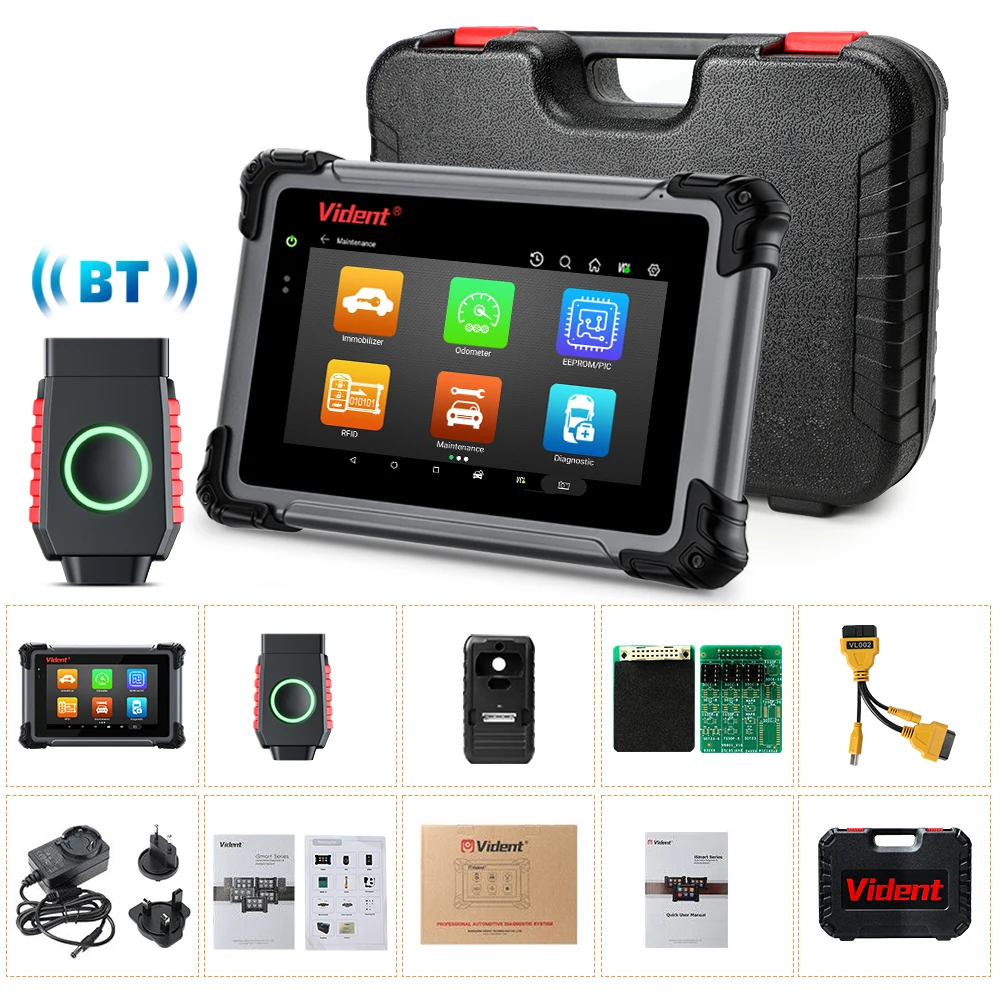 Vident ISmart 800Pro IM Auto Diagnostic Scanner Car Immobilizer Programming Tool Smart Key Programming Machine with 41+ Reset