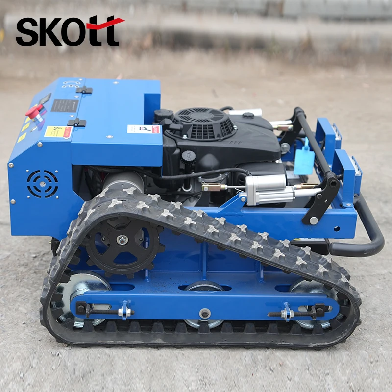 Lawn Mower Remote Control RC Grass Cutter CE Certified Wireless Equipment For Hillside Orchard Villa Farm Lawn Maintenance