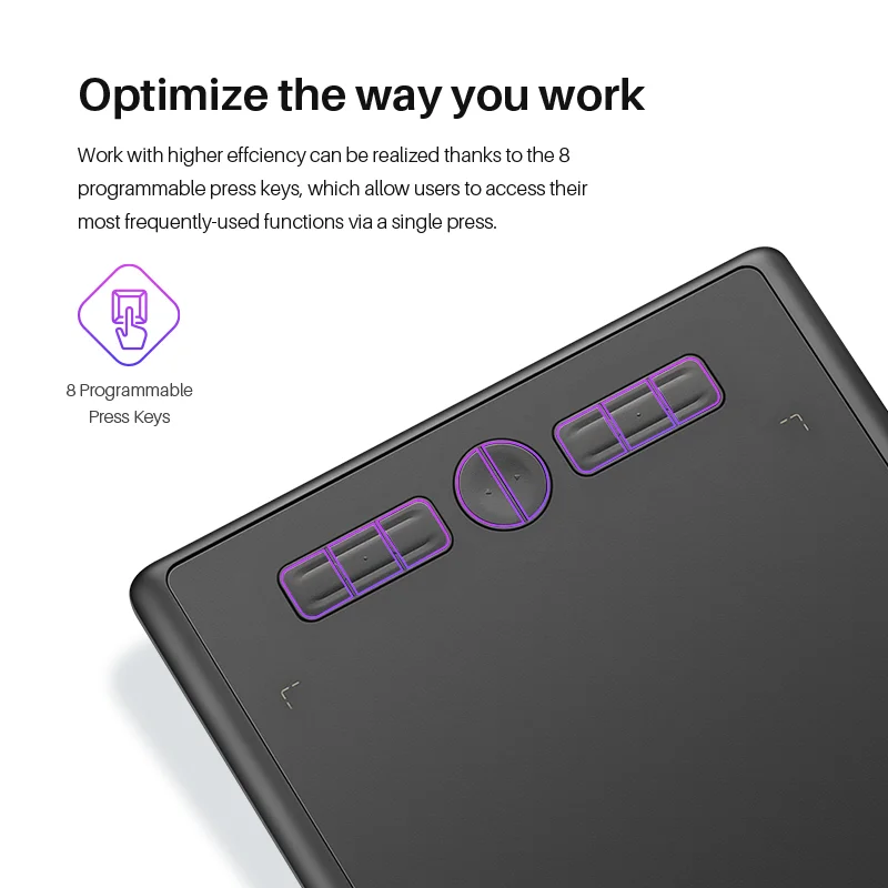 NEWInspiroy H610X 10th Anniversary Products Digital Tablette Graphique Battery-free Stylus Graphic Drawing Tablet