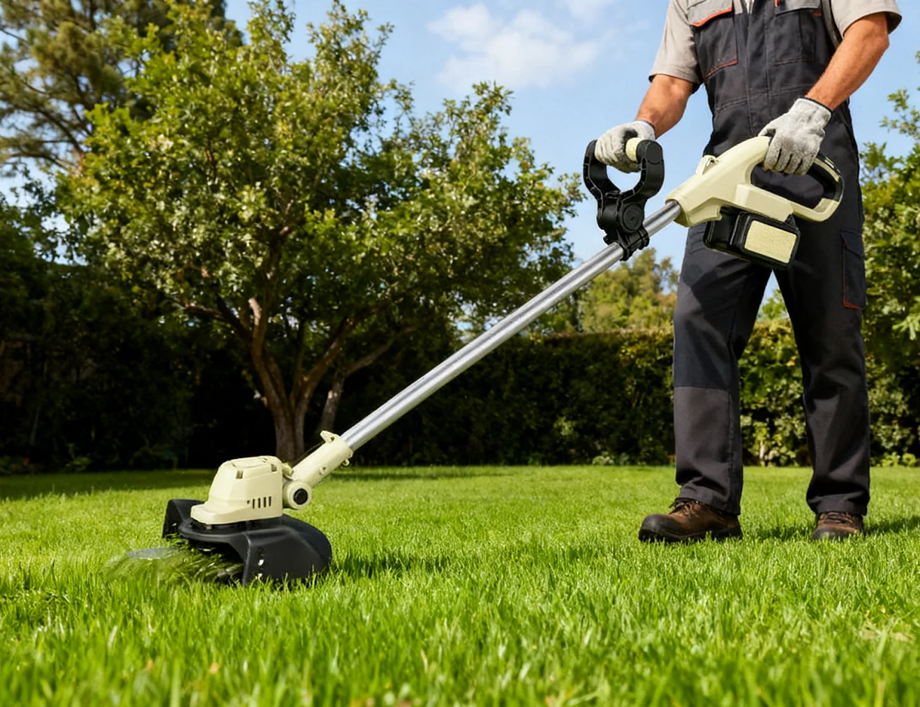 Electric Lawn Mower Garden Trimmer Industrial DIY 21V 850W Rechargeable Battery Cordless Brushless Grass Cutter Single Machine
