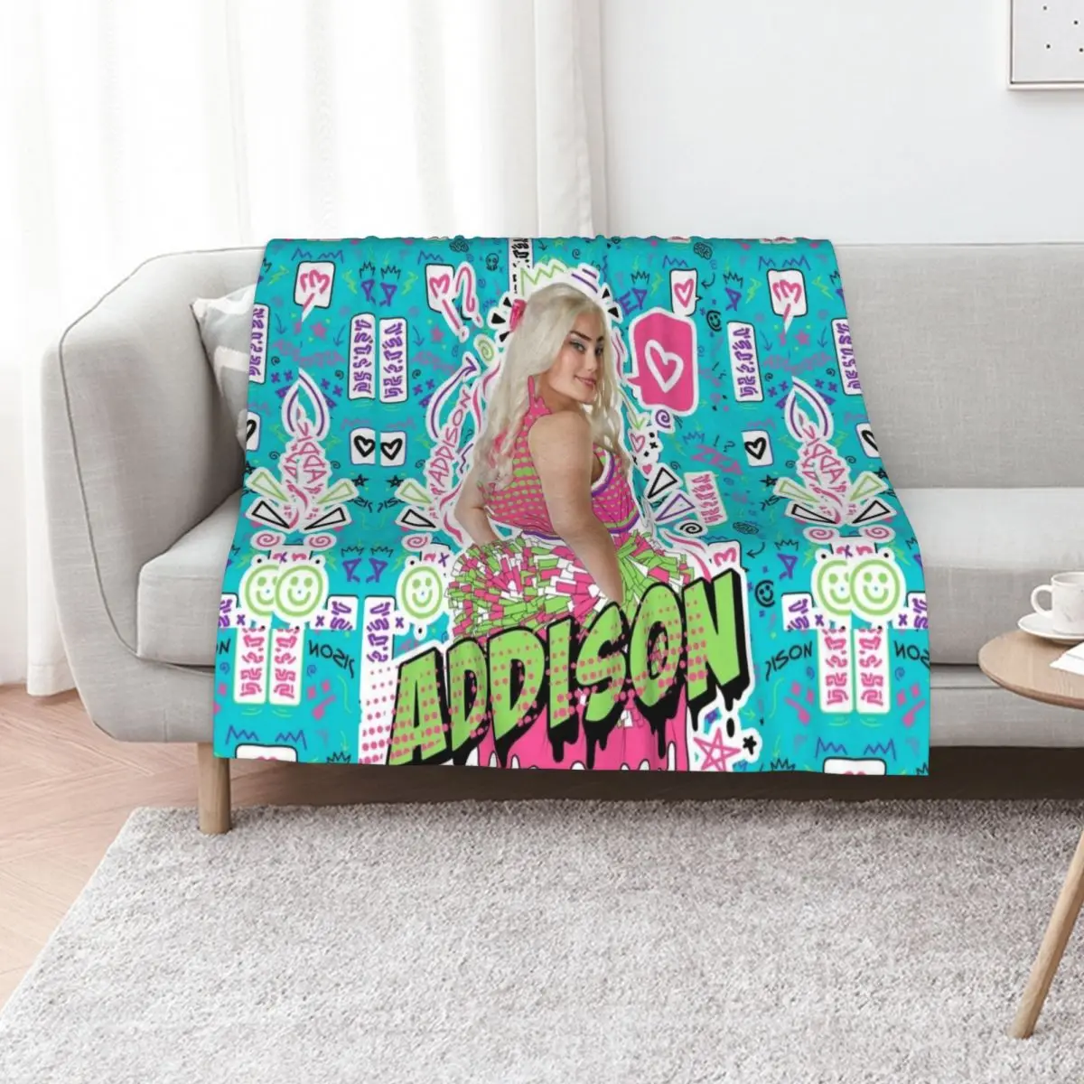 zombies 3 1 backpack bag Throw Blanket Extra Large Throw Decoratives Flannel Sofas Luxury Throw Blankets