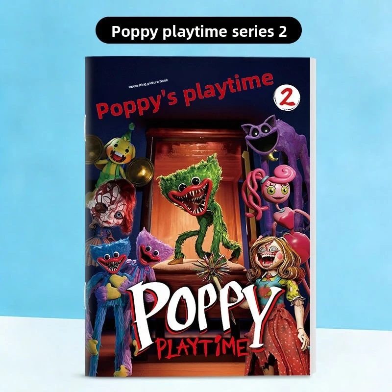 Poppy Playtime Chapter 5 Prototype 1006 Lily Tracing Drawing Book Cartoon Line Art Sketchbook for Kids Gift