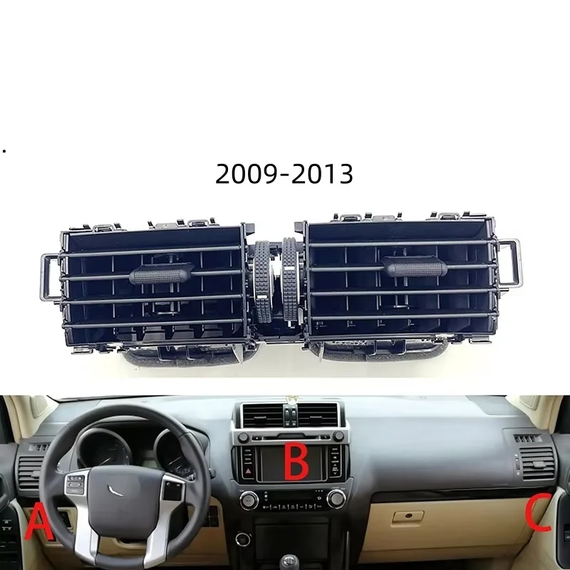 Car A/C Air Conditioner Vents Air Conditioning Outlet For Toyota Land Cruiser Prado 2700 LC150 2009-2013 LC150 Penal