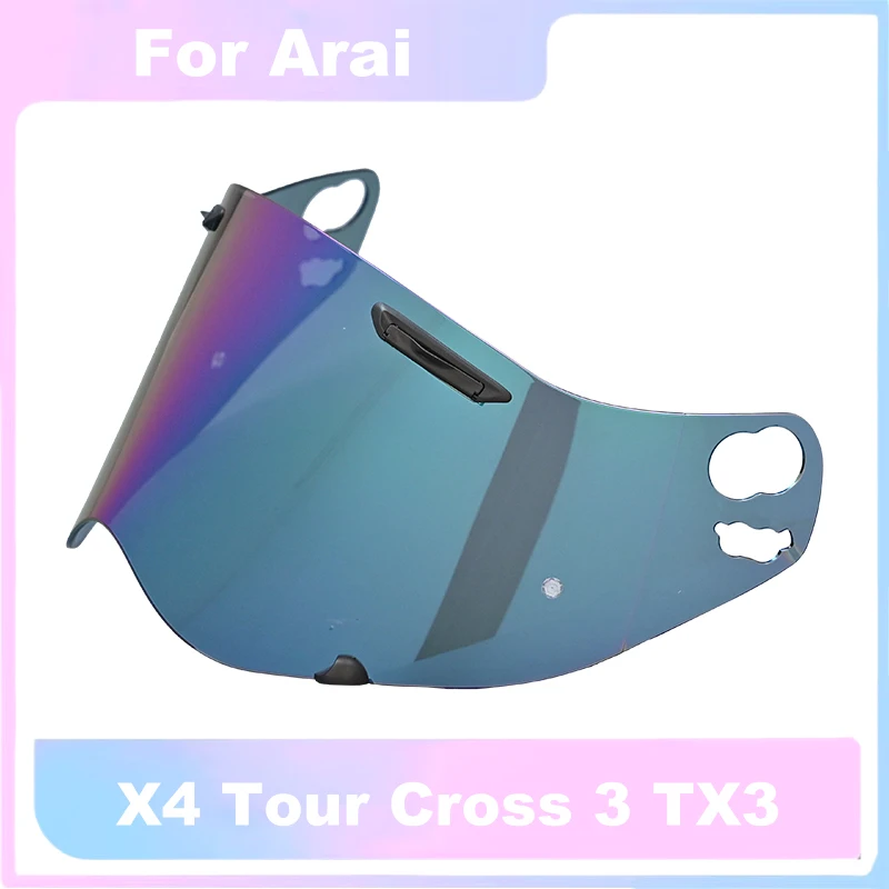 Helmet shield for Arai X4 Tour Cross 3 TX3 Helmet visor Lens Mask Display Anti Fog Accessories Revo Visor Glass Viewfinder
