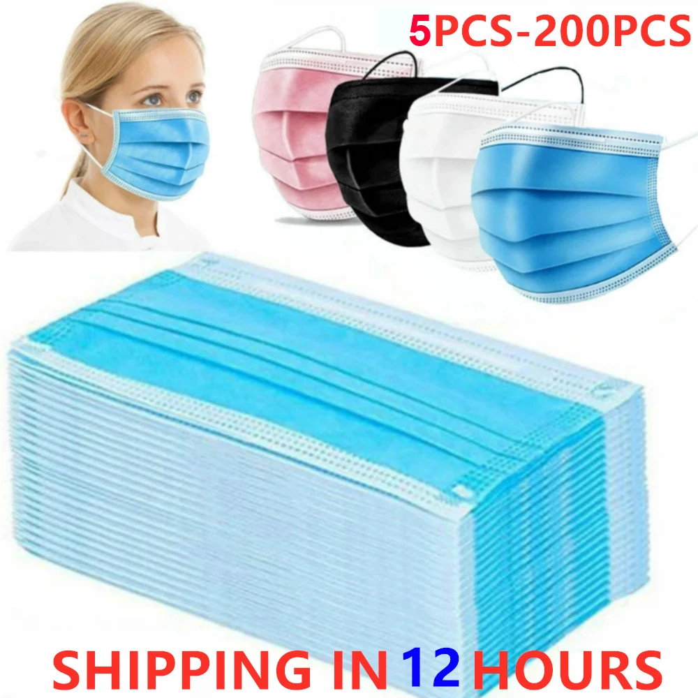 Disposable Nonwove 3 Layer mascarillas quirurgicas homologadas mask маска для лица mascarillas mascara face mask маска Fast Ship