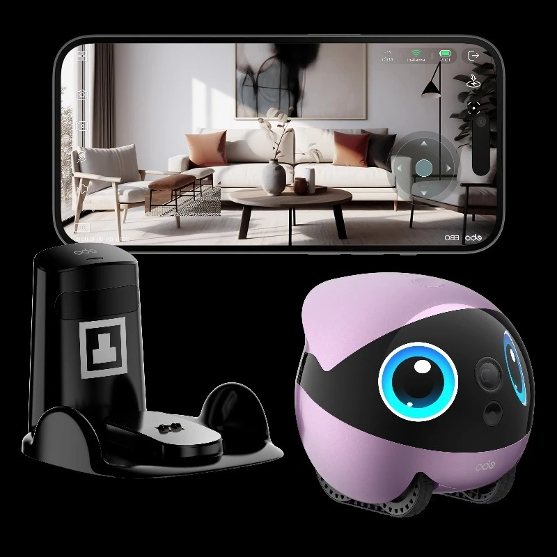 2026 Smart Pet Companion Robot with 3K Camera, Video Call & AI Patrol Function for Pet Camera Toys and Supplies