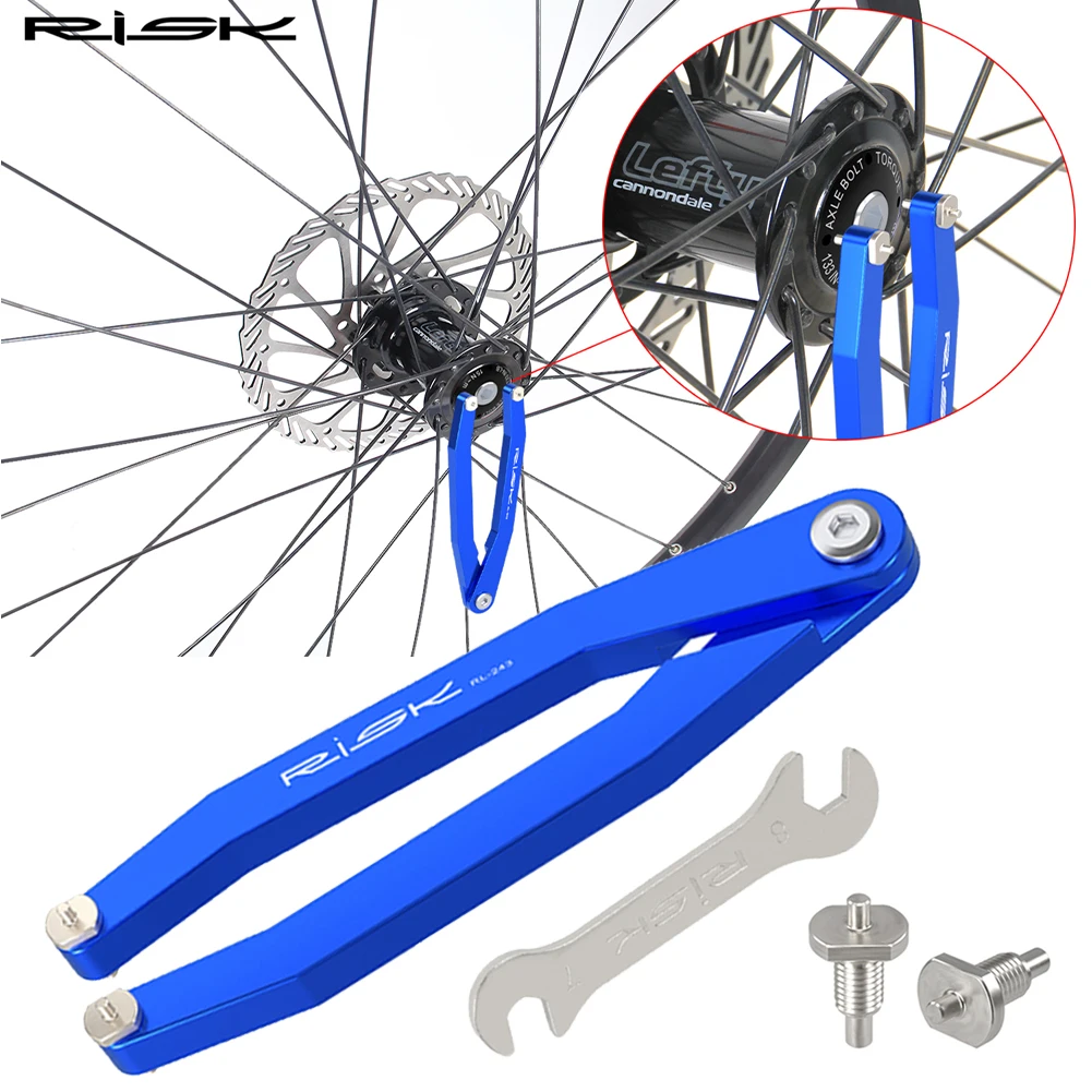 RISK Bike Crank Arm Cap Pin Spanner Wrench Adjustable Bicycle Repair Kit Hub Bottom Bracket Freewheel Removal Tool For NX/GX DUB