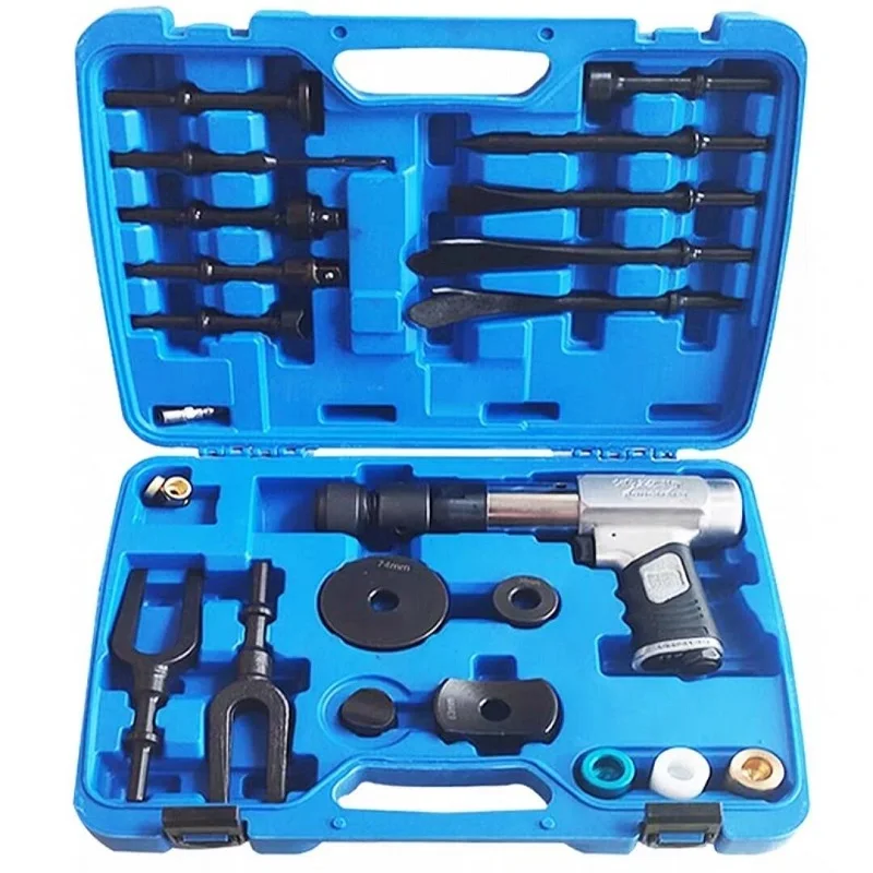 250 Type Pneumatic Concrete Breaker Ball Joint Auto Repair Tool Remover Flat Point Chisel Plane Air Hammer kit