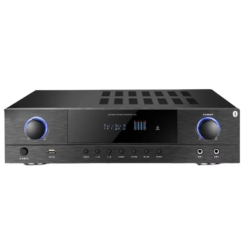 900W High Power Home Audio 5.1 Sound Amplifiers Karaoke Audio Digital Subwoofer Blueteeth Professional AV Speaker Amplifier