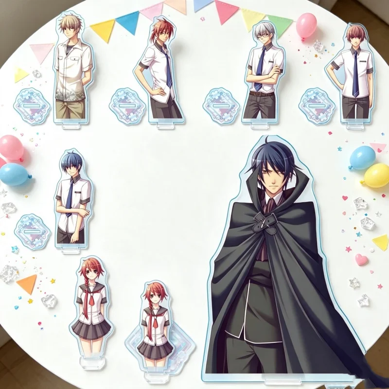 Sora*yume Anime Game 15cm Character Compendium Acrylic standing sign board-Keychain(Suzushi Asamine)Collectible Desktop Fan Gift