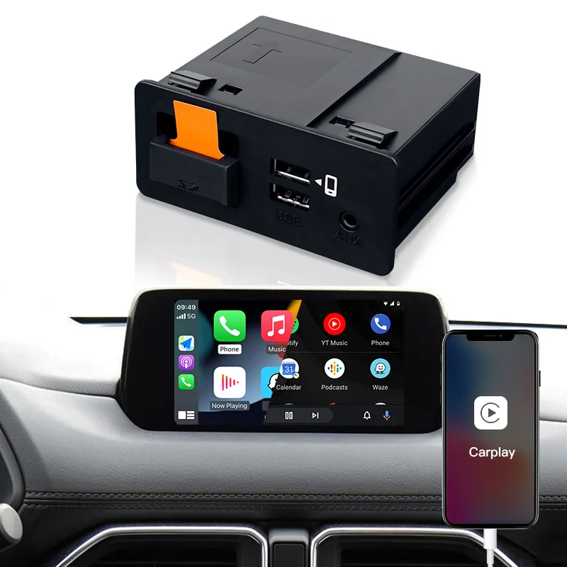 TK78 66 9U0C C922-V6-605A USB Retrofit Kit For Mazda 2/3/6/CX30/CX5/CX9 Includes  CarPlay Android Auto 1-Year
