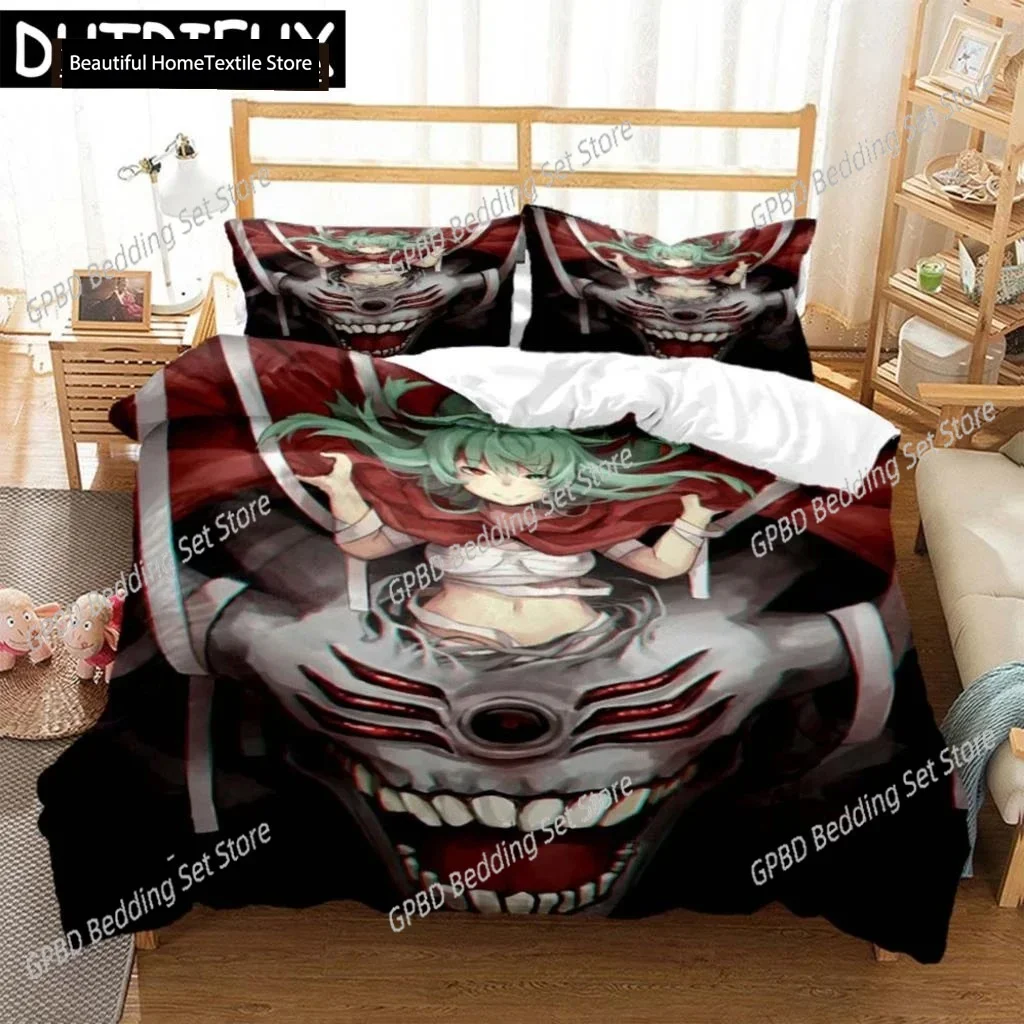 Tokyo Ghoul Digital Print Polyester Bedding Sets Covers Boys Duvet Cover Set For Teens Bedding Set King Size