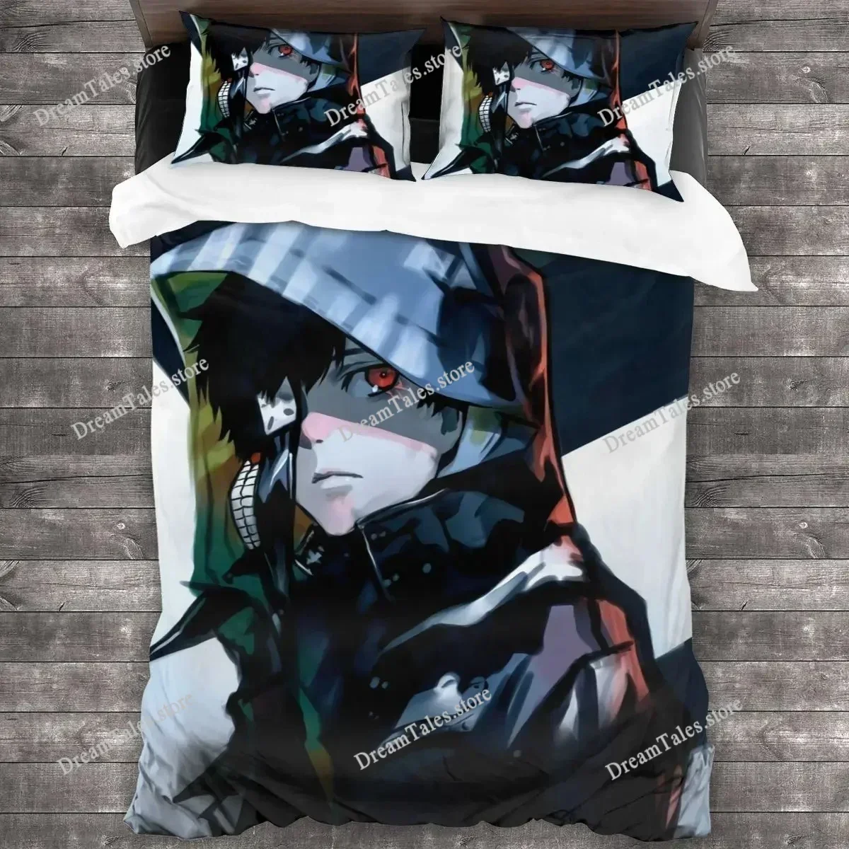 Tokyo Ghoul Digital Print Polyester Bedding Sets Covers Boys Duvet Cover Set for Teens Bedding Set King Size Home Textileextile3