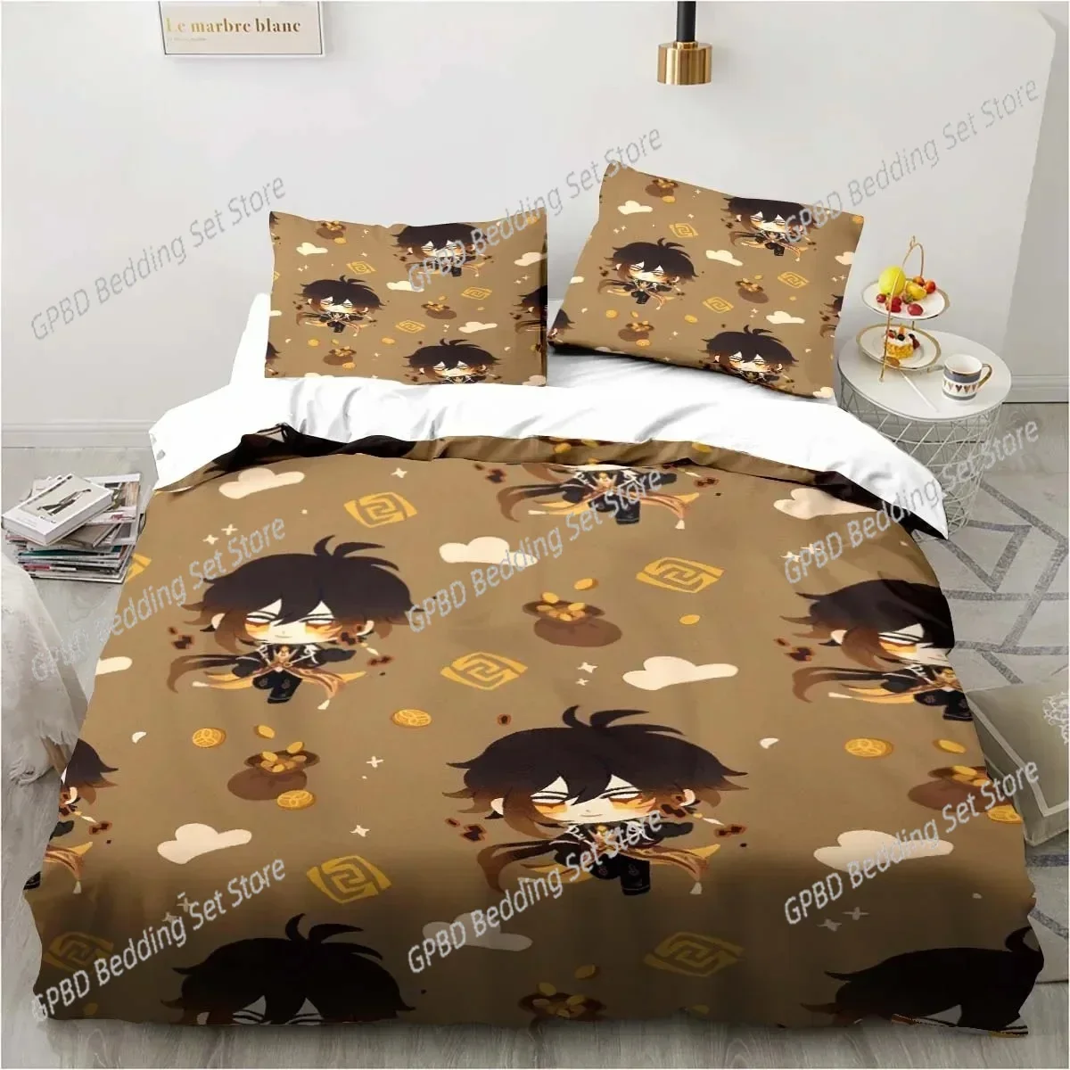 3D Print Anime Tokyo Ghoul Bedding Set Single Twin Full Queen King Size Hip Hop Anime Bed Set  Bedroom Duvet cover Sets