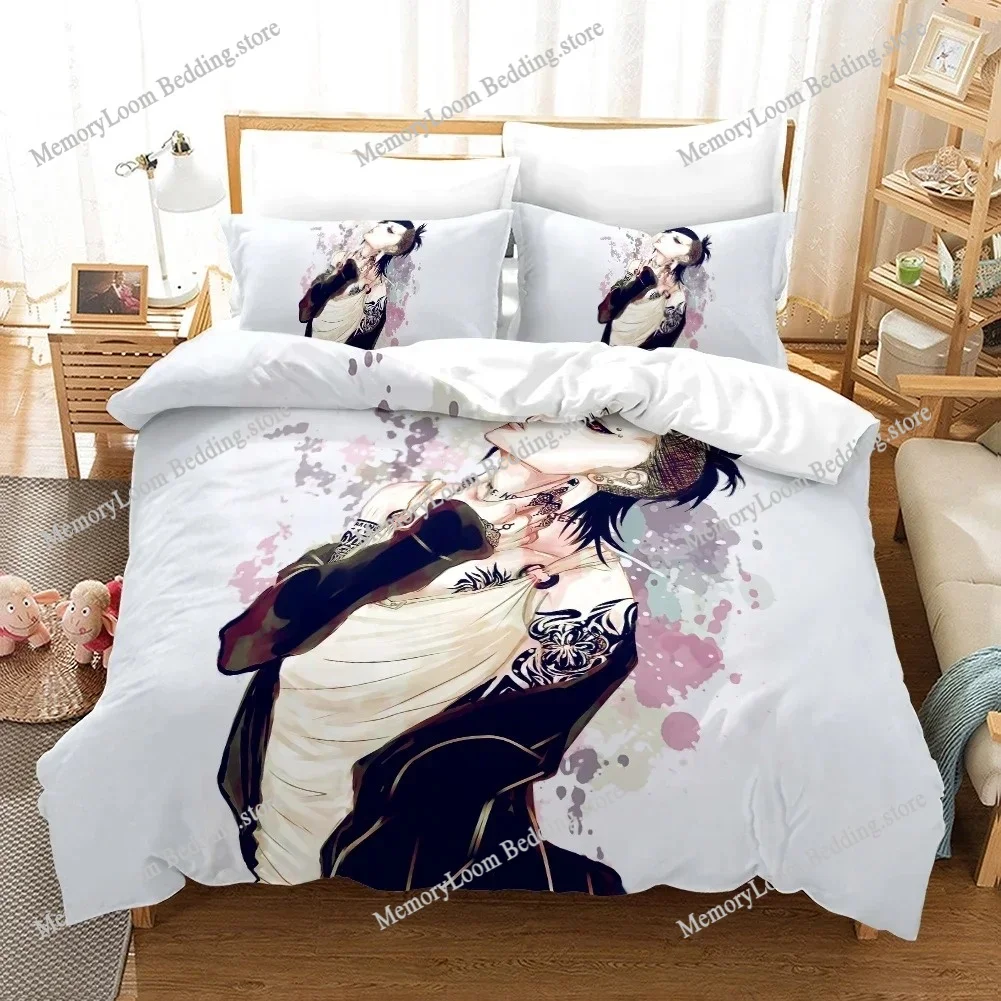 Tokyo Ghoul Modern Bedding Set Single-Twin-Full-Queen-King Size Adult Kid Bedroom Breathable Duvet Cover 3D Print Vibrant Anime