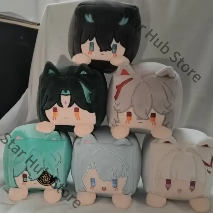 Honkai: Star Rail Kafka Silver Wolf Blade Cotton Doll  Square Stuffed Animal Ornament Cosplay Colleagues Adorable Gifts Anime