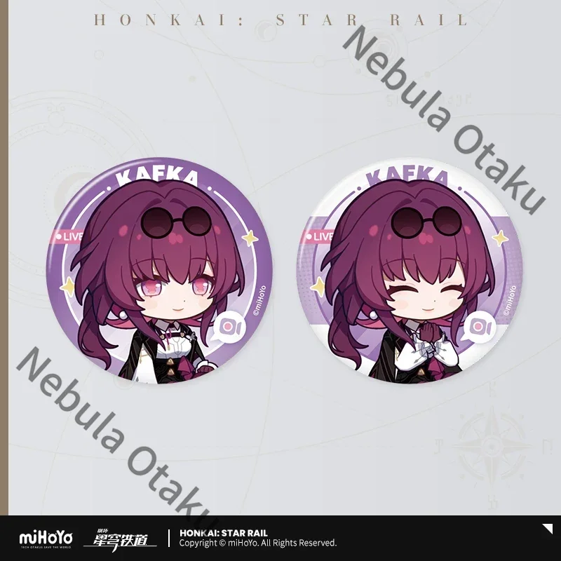 Honkai: Star Rail Yanqing Qingque Jing Yuan Silver Wolf Luocha Blade Kafka Dan Heng Fu Xuan Firefly Sampo Badge Quality Goods