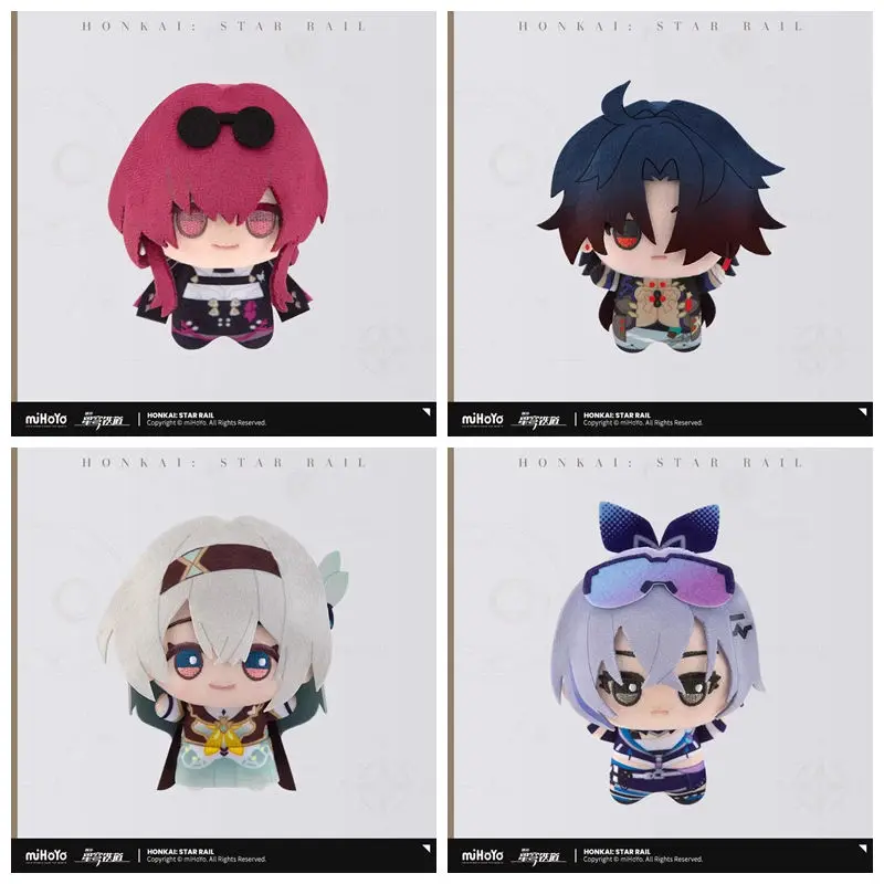 [Genuine] miHoYo Game Honkai Star Rail Plush Doll Kafka Silver Wolf Trailblazer Blade Pendant Anime Keychain Cosplay Xmas Gifts