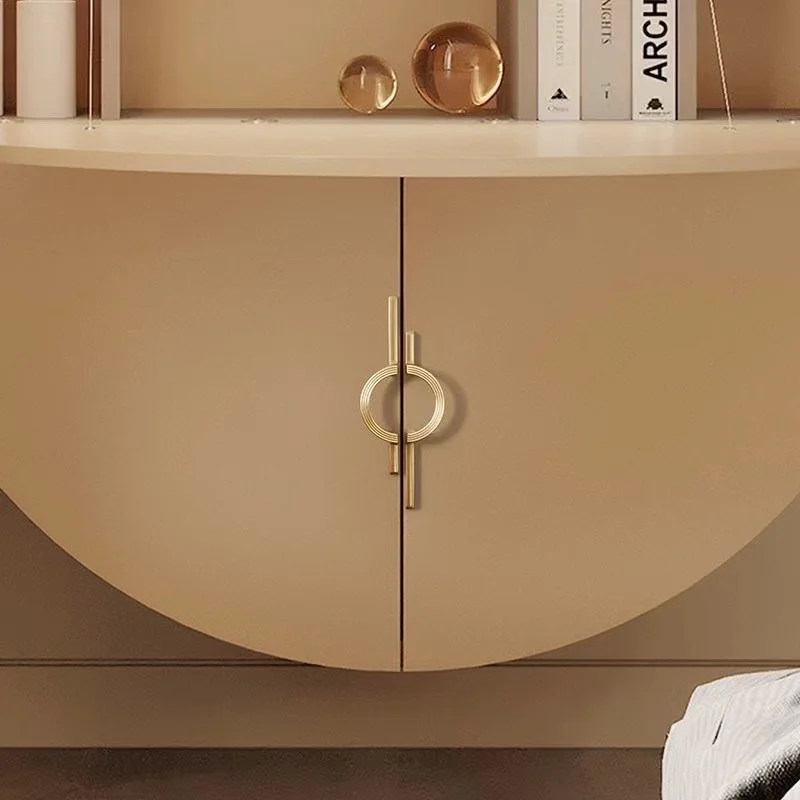 Simple and Stylish Zinc Alloy Cabinet Handle,high-grade Paired Circular Wardrobe Door Pulls,Hidden Drawer Knobs Clothes Hook
