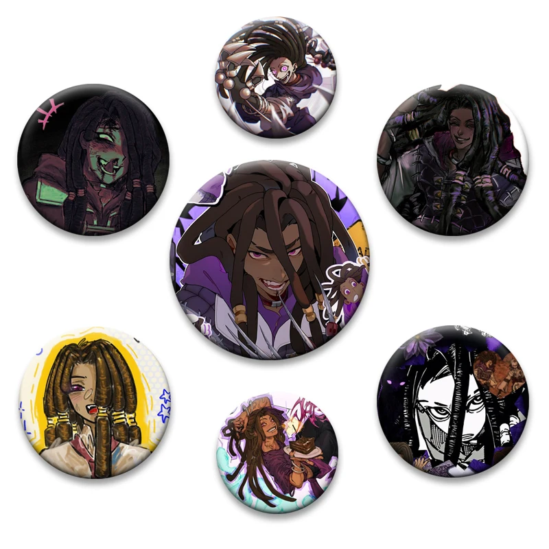 Anime Character Jabber Creative Badge Simple Button Pin Snap Brooch for Clothes Decoration Bag Accessories Fans Collection Gifts