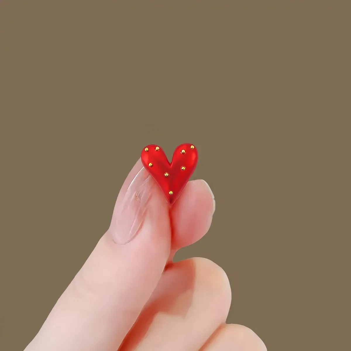 Cute Simple Red Love Heart Brooches for Women Girls Sweet Heart Shape Brooch Lapel Pin Badges Clothes Hat Accessories Gifts 2026