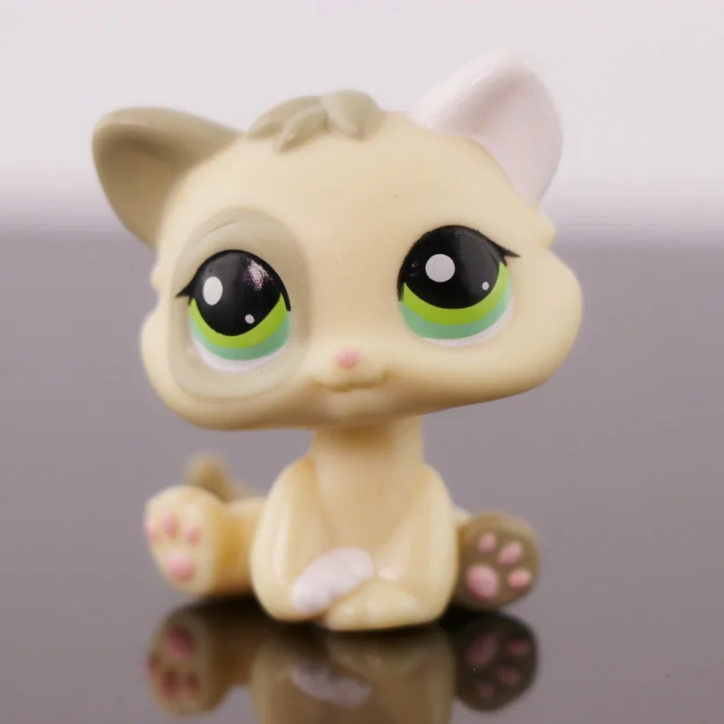 LPS Mini Pet Shop Bobble Head Cute Toy Kitten 056 Children's Gift for Boy and Girl