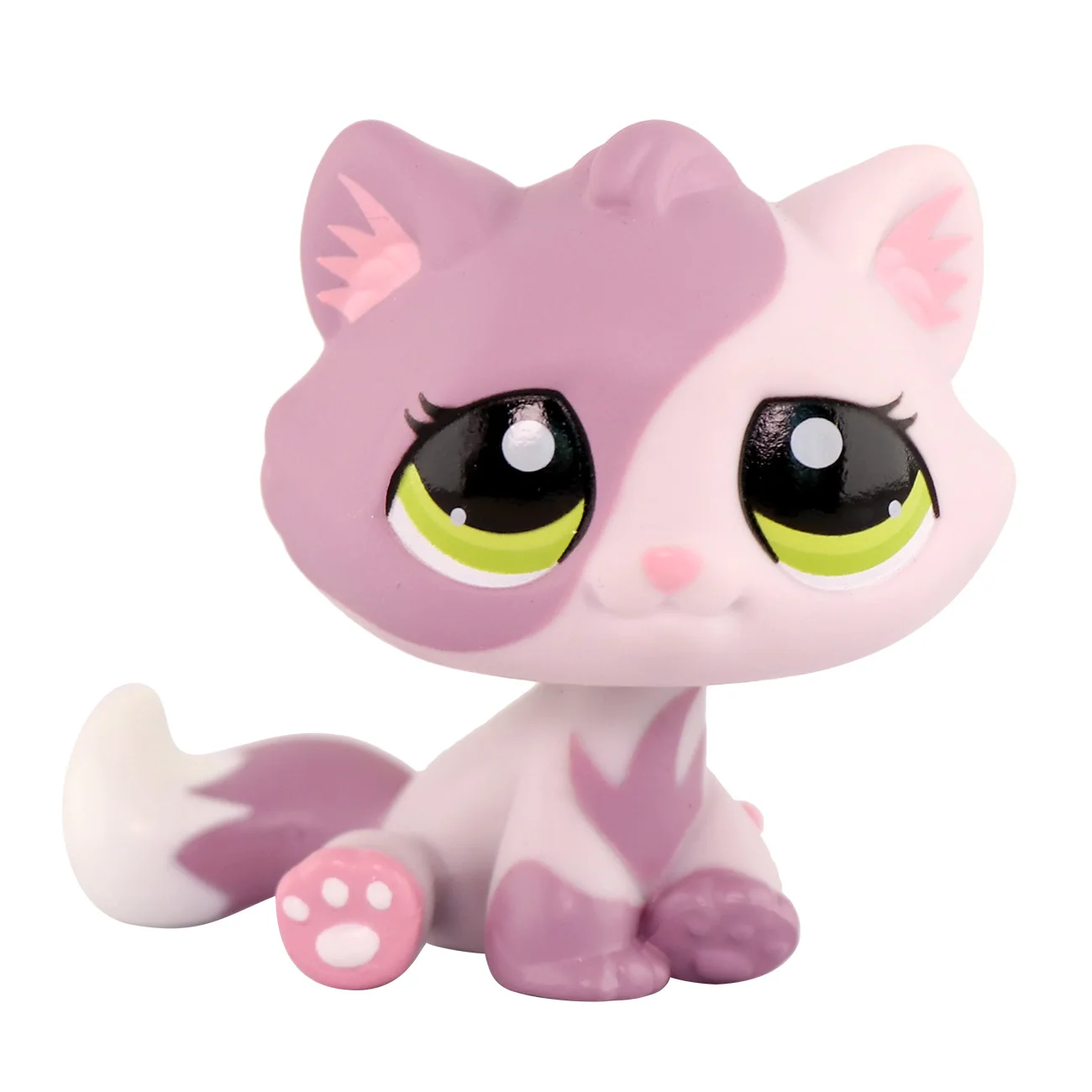 Minilpsshop Pet Shop Purple Tabby Cat #1600 Collectable Toy Kids Girl Cute Gift for LPS