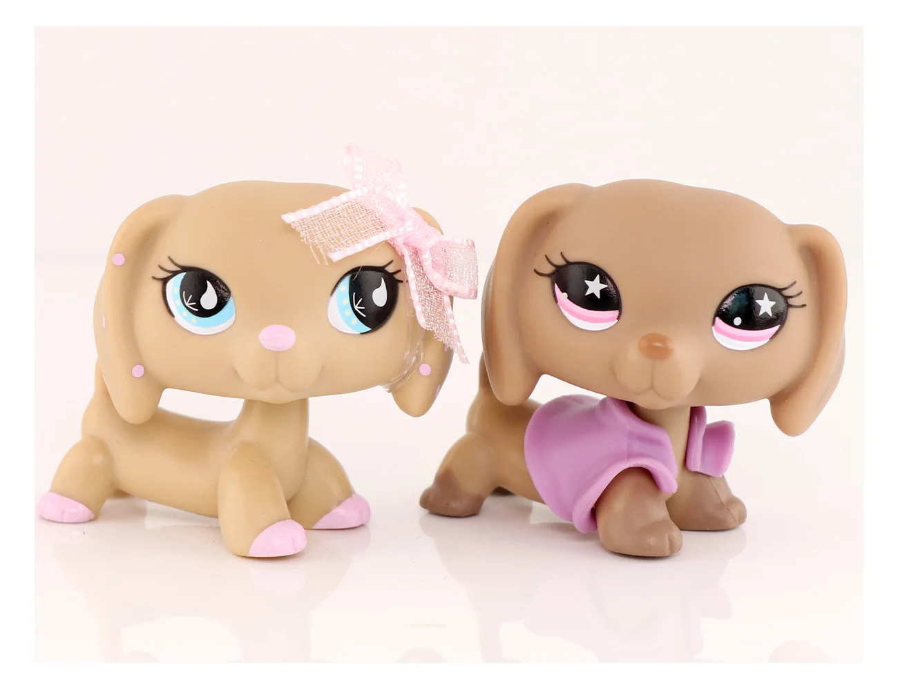 2pcs Pet Shop Dachshund 909 #932 Popular Figure Kids Cute Gift