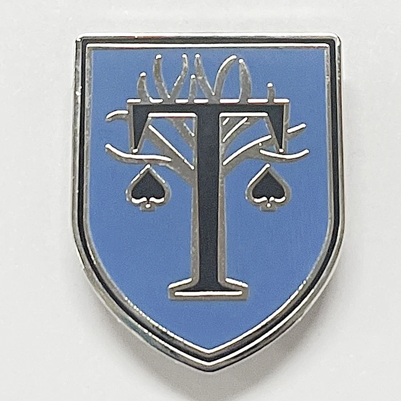 Heartstopper Truham Grammar School Logo Enamel Pin Blue Badge Backpack Hat Bag Decorate