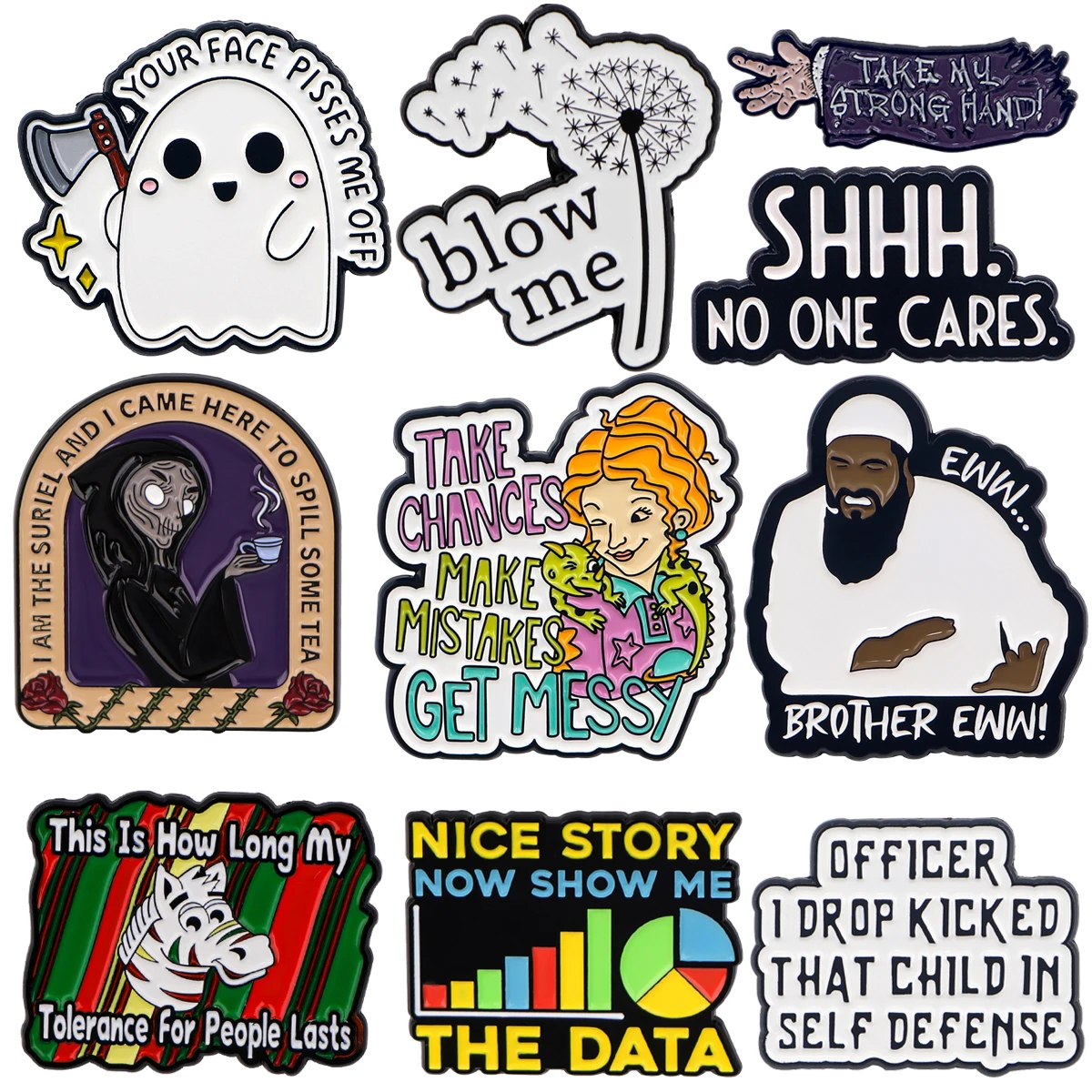 Funny School Bus Enamel Pin Halloween Witch Badges on Backpack Quotes Women Brooches Lapel Pins Cosplay Accessories Toys Gift
