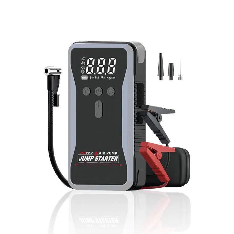4 In 1 Car Jump Starter Portable Car Jump Starter 150PSI Air Pump 12V Battery Booster for 8.0L Cat and 6.0L Diesel