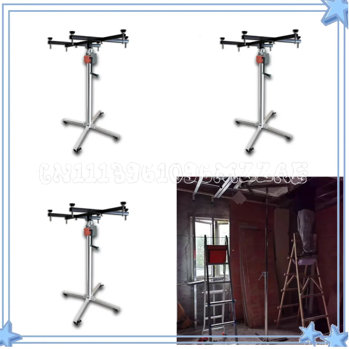 Indoor Air Conditioner Installation, New Tool Dedicated Brackets, Gypsum Board Ceiling Lifting Machines, Foldable and Mobile